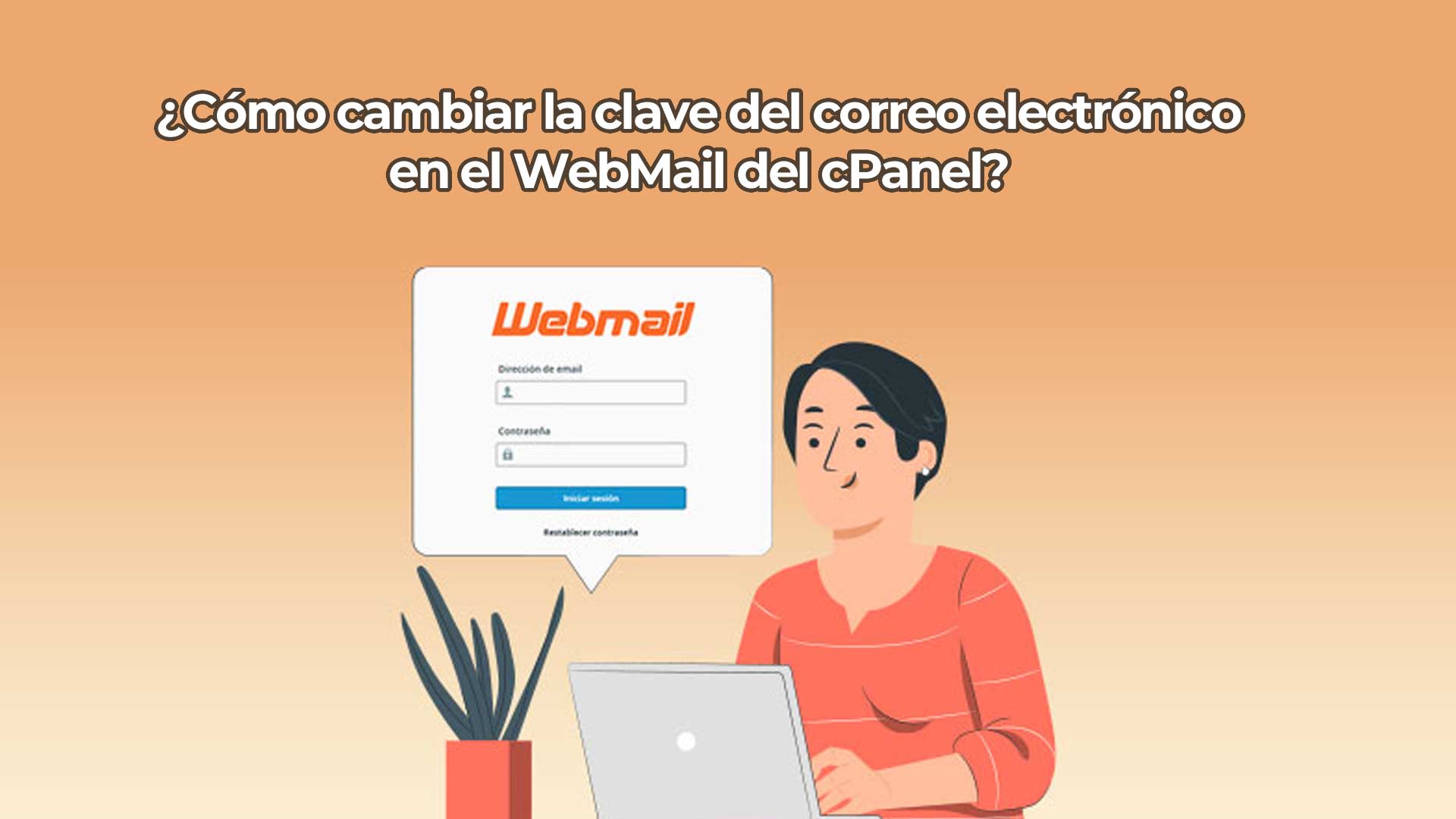 Como cambiar la clave del correo electrónico en el WebMail del cPanel